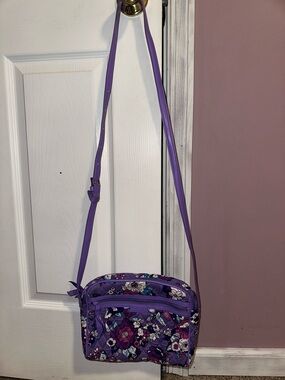 Vera Bradley Purple Floral Crossbody Bag